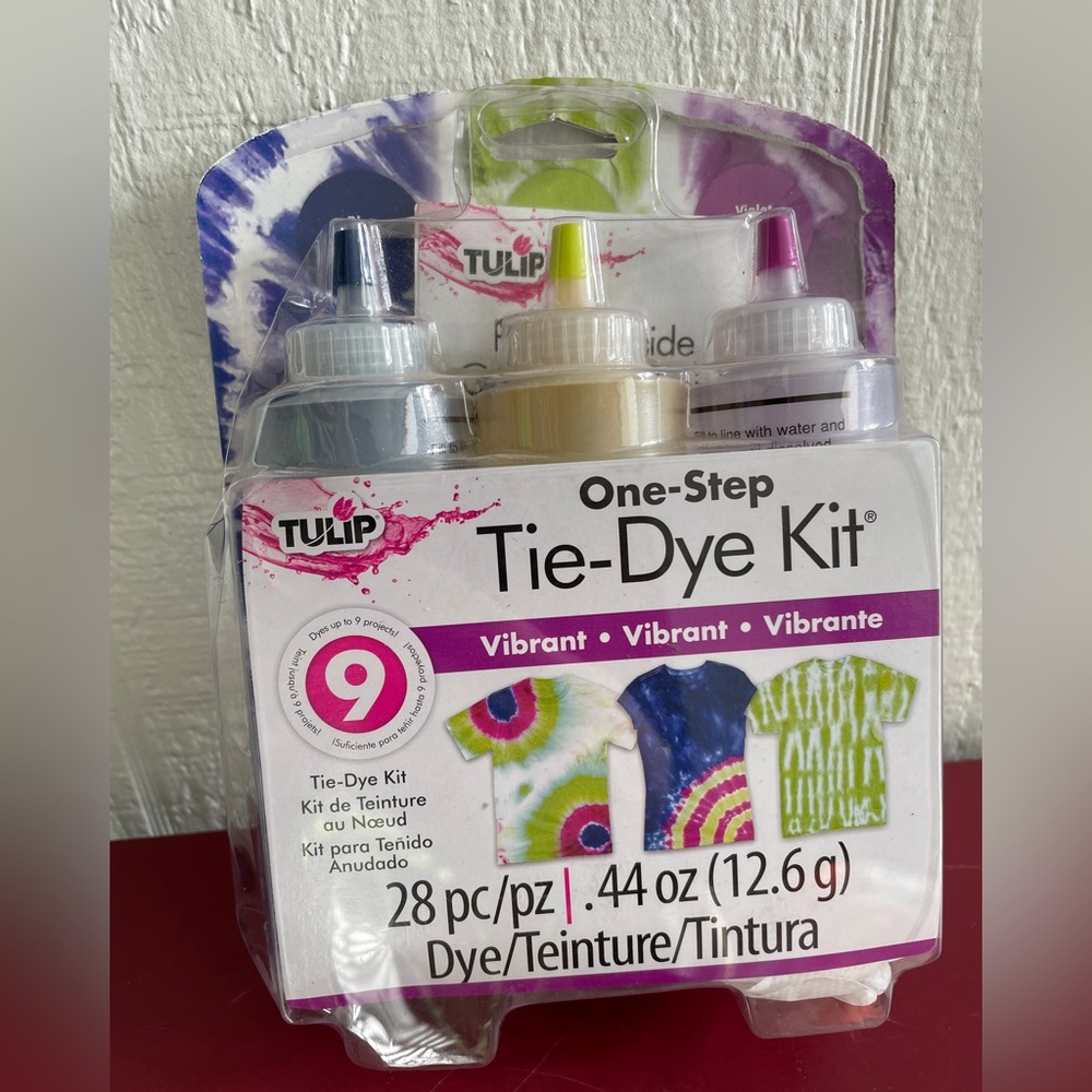 🆕 TULIP One-Step Tie-Dye Kit Vibrant Blue Lime Violet